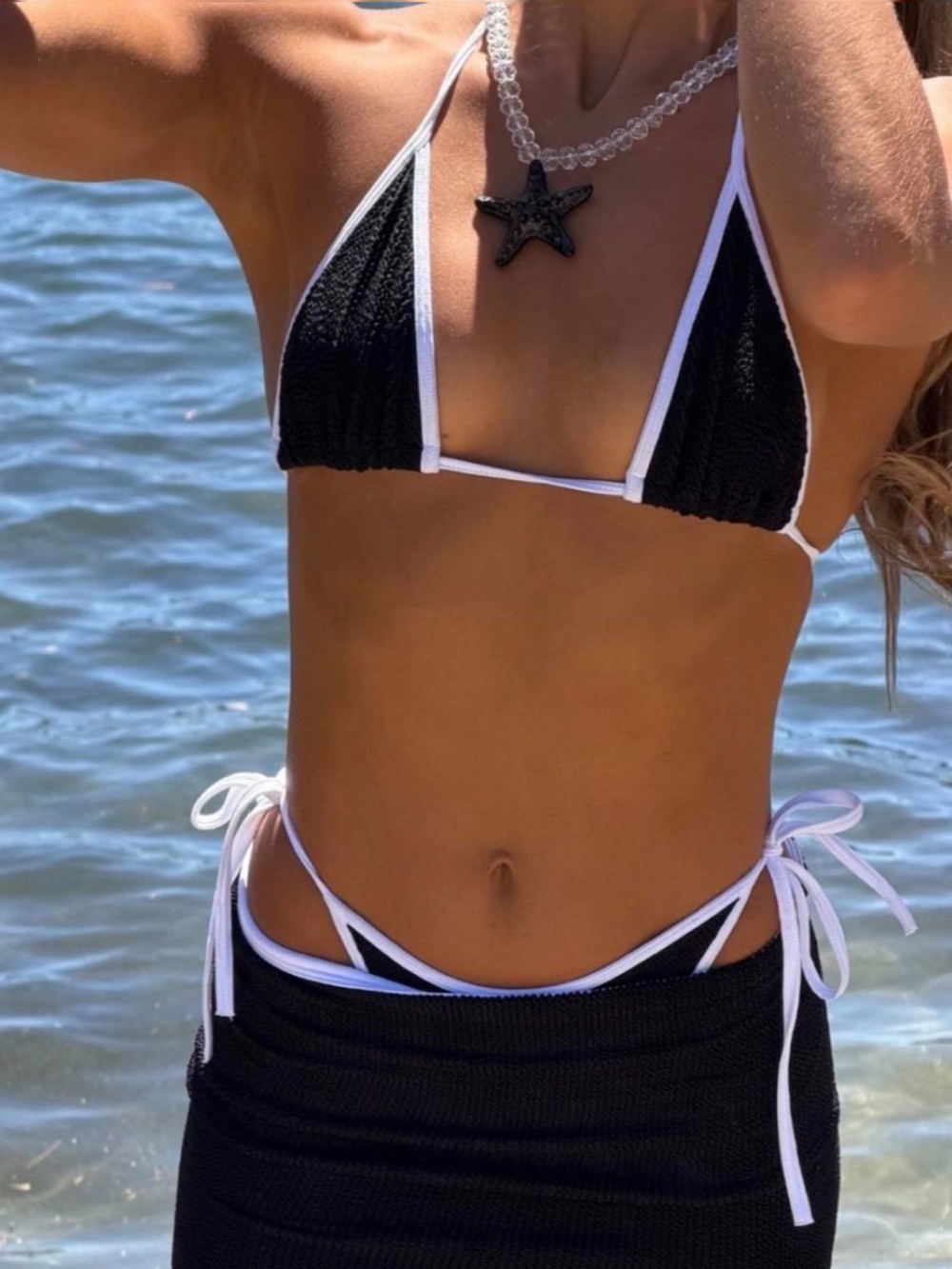 Hunza G Set Gina Bikini and Skirt